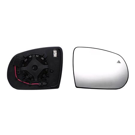 Right Wing Mirror Glass (heated, blind spot warning lamp) for Jeep CHEROKEE 2013 Onwards