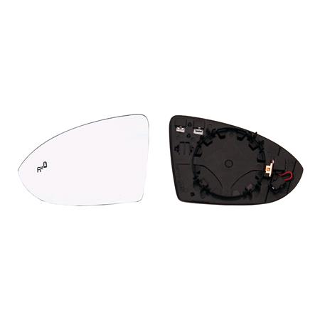 Left Wing Mirror (heated, blind spot warning lamp) for Volkswagen GOLF VII Estate 2013 2019