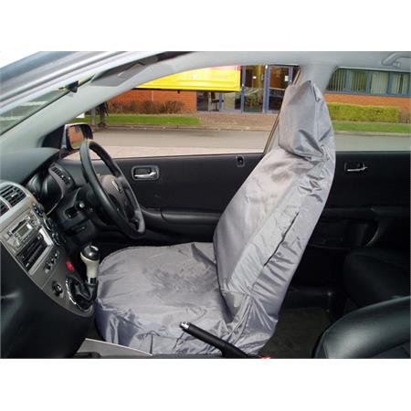 Maypole Car Seat Cover Waterproof   Front Single   Grey