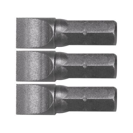 SCREWDRIVER BITS 1/4 25MM, 8MM 3 PCS