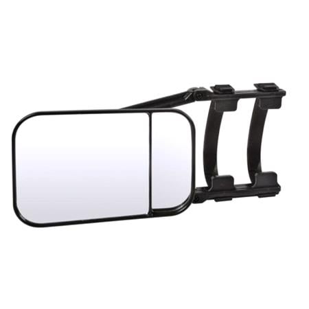 Flat + convex lens towing mirror