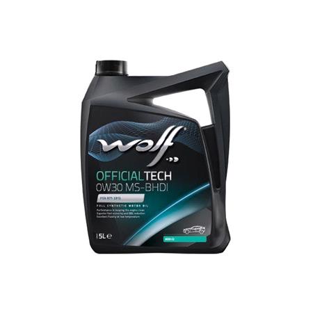 Wolf OfficialTech 0W30 MS BHDI Full Synthetic Engine Oil   5 Litre