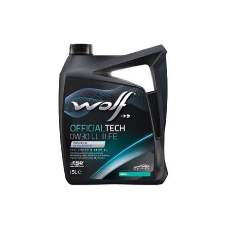 Wolf OfficialTech 0W30 LL III FE Full Synthetic Engine Oil   5 Litre
