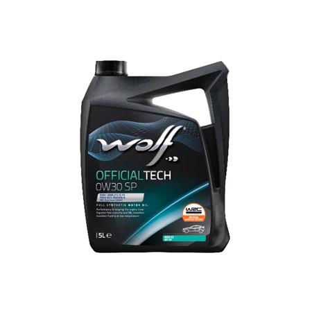 Wolf OfficialTech 0W30 SP Synthetic Engine Oil   5 Litre