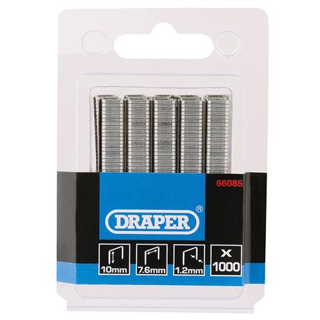 Draper 66085 1000 Staples (10mm)