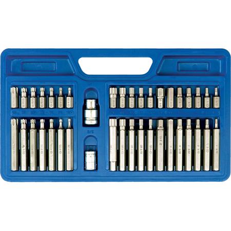 SCREWDRIVER BIT HEX,TORX,SPLINE 40PCS