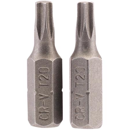 Draper 66430 T20 1 4 inch Hex. Draper 66430 TX STAR Insert Bit 25mm Long x 2