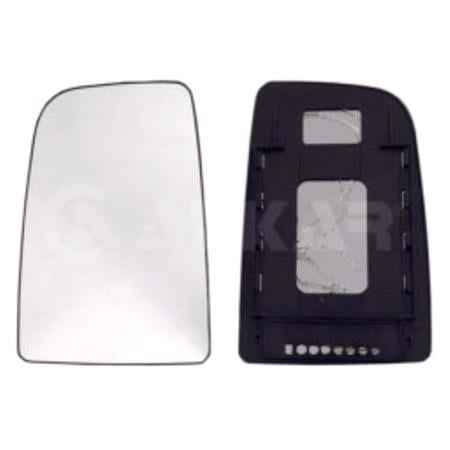 Left Wing Mirror Glass (not heated) and Holder for MERCEDES SPRINTER 4,6 t van, 2006 Onwards