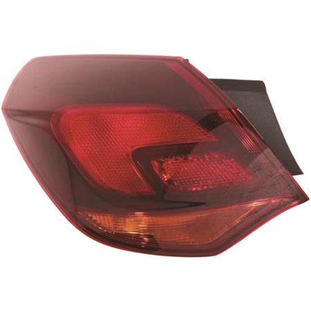Opel and Vauxhall Astra J Gtc 2012 Onwards LH Rear Lamp, Outer