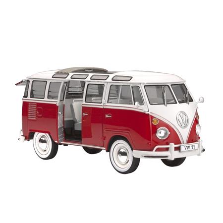 Revell Model Set VW T1 Samba Bus   Red