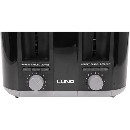 TOASTER 1300 1500W BLACK