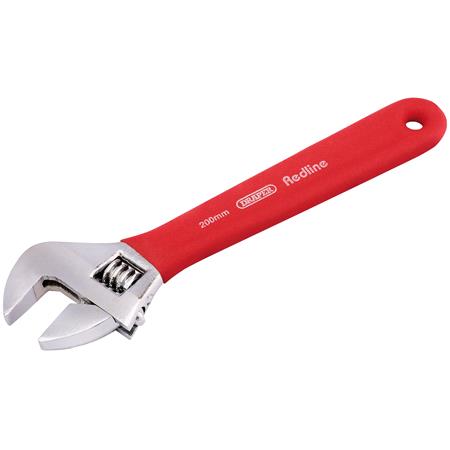 Draper Redline 67590 200mm Soft Grip Adjustable Wrench