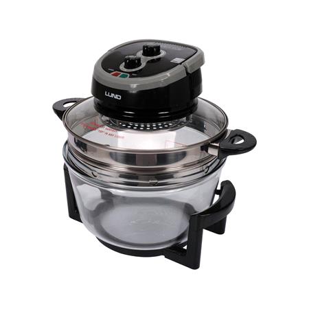 HALOGEN OVEN 17L BLACK, 9 ACCESSORIES