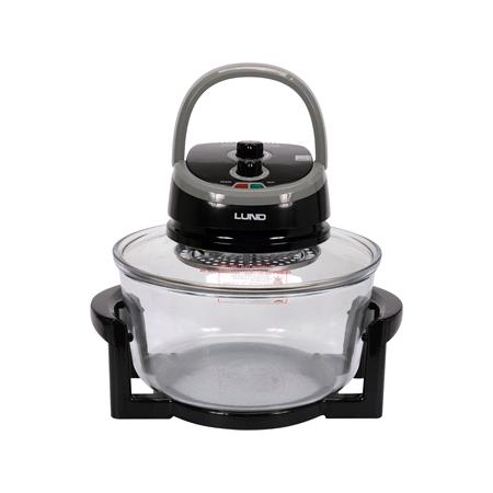 HALOGEN OVEN 17L BLACK, 9 ACCESSORIES