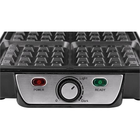 WAFFLE MAKER 1100W, 4 WAFFLES