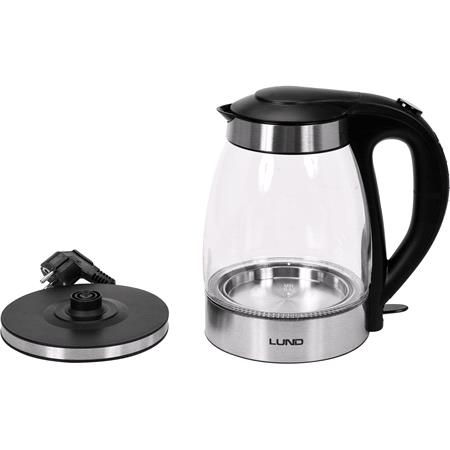 ELECTRIC GLASS KETTLE, LED 1,8L