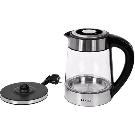 EL. GLASS KETTLE, LED 1,7L TEMP.CONTROL
