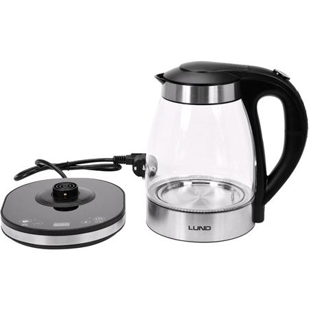 EL. GLASS KETTLE, LED 1,8L TEMP.CONTROL