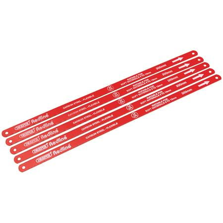 Draper Redline 68414 300mm Hacksaw Blades   Card of 5