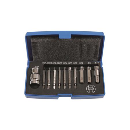 Damaged Cap Head Bolt Screw Extractor Set 11pc