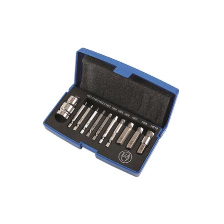 Damaged Cap Head Bolt Screw Extractor Set 11pc