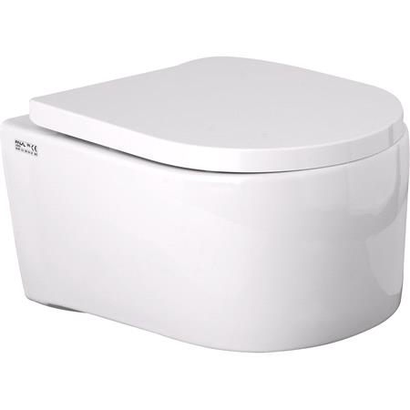 WALL HUNG TOILET TIP RIMLESS INCL. SEAT