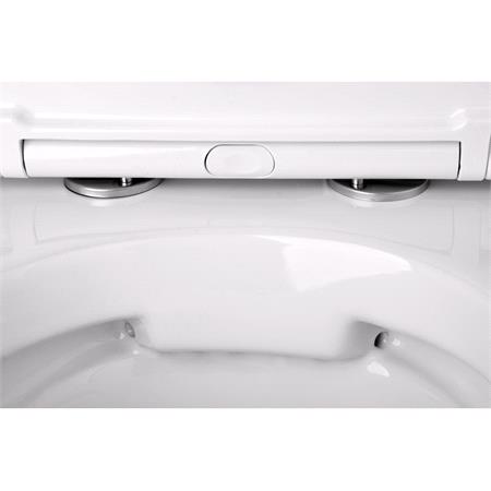 WALL HUNG TOILET TIP RIMLESS INCL. SEAT