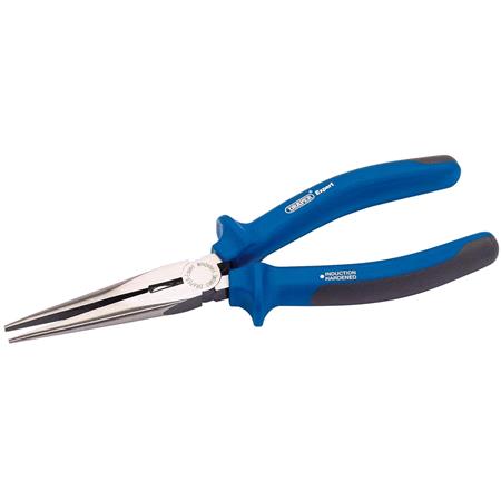 Draper Expert 68888 Heavy Duty Soft Grip Long Nose Pliers, 200mm