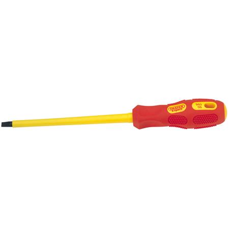 Draper Expert 69220 6.5mm x 150mm Fully Insulated Plain Slot Screwdriver (Sold Loose)