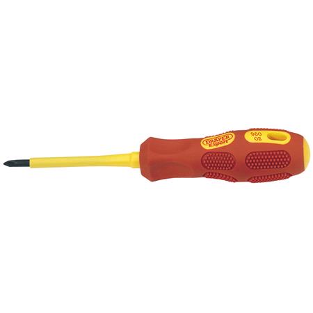 Draper Expert 69225 No 1 x 80mm Fully Insulated Cross Slot Screwdriver (Sold Loose)