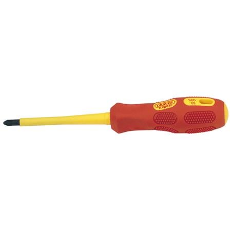 Draper Expert 69226 No 2 x 100mm Fully Insulated Cross Slot Screwdriver (Sold Loose)