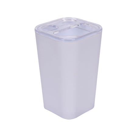 TOOTHBRUSH HOLDER CUBOID WHITE