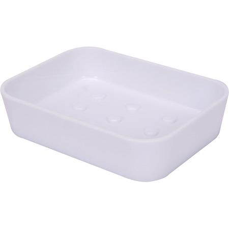 SOAP DISH CUBOID WHITE