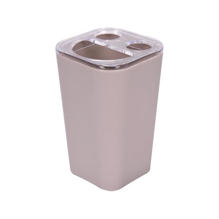 TOOTHBRUSH HOLDER CUBOID BEIGE