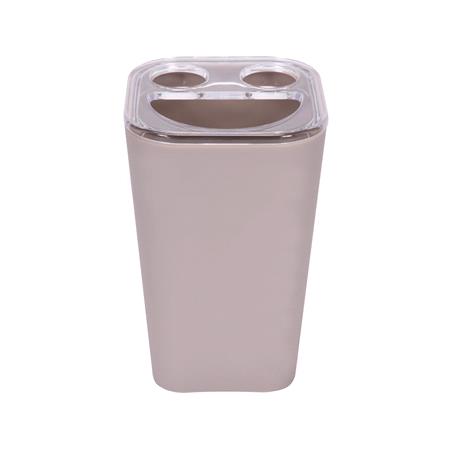 TOOTHBRUSH HOLDER CUBOID BEIGE