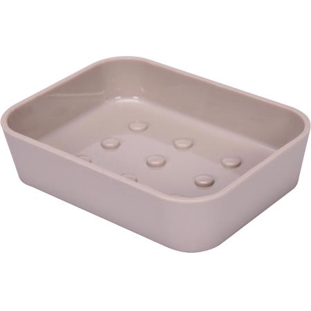 SOAP DISH CUBOID BEIGE