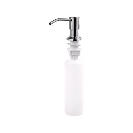 COUNTERTOP SOAP DISPENSER BRUSHED STEEL