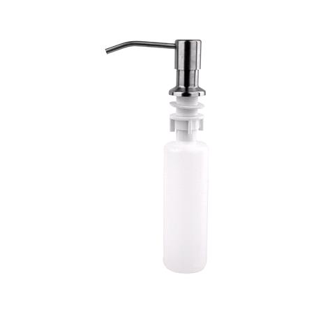COUNTERTOP SOAP DISPENSER BRUSHED STEEL