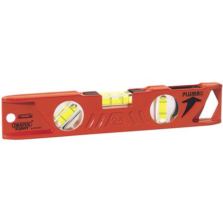 Draper Expert 69550 Side View Boat Spirit Level with Magnetic Base (250mm)