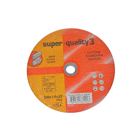 CUTTING DISC S/S 230 X 1.9MM SUPER QUAL
