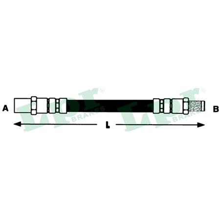 LPR Rear Left/Right Brake Hose   6T46992