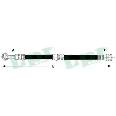 LPR Front Brake Hose   6T48070