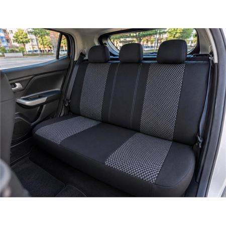 CLASSICO Style Seat Covers (Black) For Citroen C ZERO 2010 Onwards
