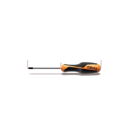 Screwdriver for Cross Head Phillips Screws, PH3 x 8mm x 150mm