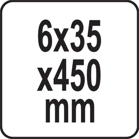 WRECKING BAR, FLAT 450x6x35MM