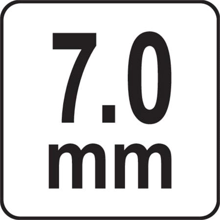 T HANDLE HEX KEY WITH BALL 7.0MM