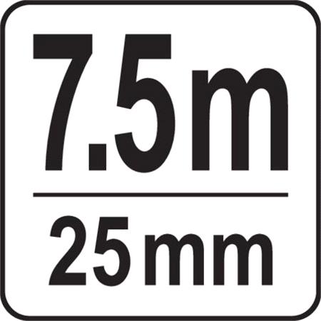 MEASURING TAPE 7,5M X 25 MM