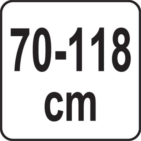 TELESCOPIC HANDLE 118CM