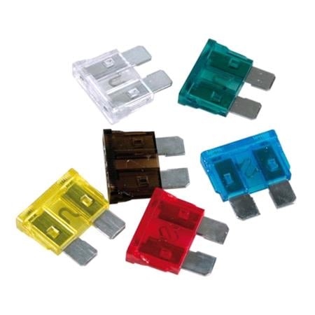 Set 6 assorted plug in fuses, 12 32V