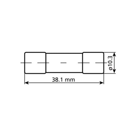 AGu glass fuse, 12 32V   10A